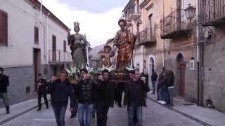 Processione San Giuseppe 2015 Militello Rosmarino [upl. by Anjanette219]