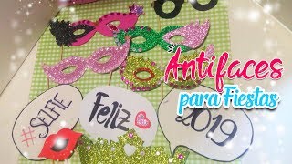 Antifaces para Fiestas 🎉🎭✨🎭 [upl. by Adnohsel]