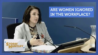 Are women ignored in the workplace Feat Natasha Devon amp Mike Parry  Storm Huntley [upl. by Llovera]