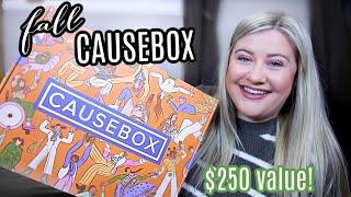 CAUSEBOX FALL 2020 FULL BOX REVEAL  LIFESTYLE SUBSCRIPTION BOX [upl. by Germaun143]