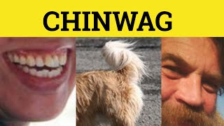 🔵 ChinWag  British Slang  Chinwag Definition Examples  Vocabulary for CAE IELTS 8 CPE [upl. by Ennaeiluj9]