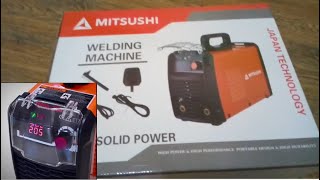 Mitsushi MIT MMA 200A Digital Display Inverter Welding Machine Unboxing setup and Test [upl. by Belier826]