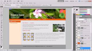 Tips for Web Design Slicing in Adobe Photoshop [upl. by Hsakaa]