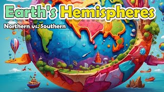 Earths Hemispheres Northern Vs Southern [upl. by Notyrb365]