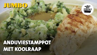 Wat eten we Andijviestamppot met koolraap [upl. by Ahseer]