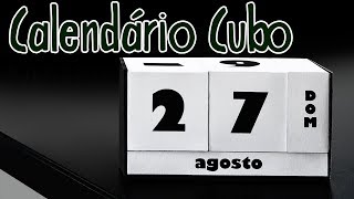 Calendário Cubo [upl. by Monro411]