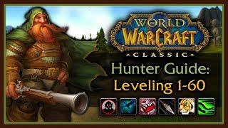 Classic WoW Hunter Leveling Guide 20 Pets Talents Rotation Bow Progression Tips amp Tricks [upl. by Novyad152]