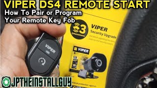 how to pair program your viper ds4 remote key fob to your remote start [upl. by Verena48]