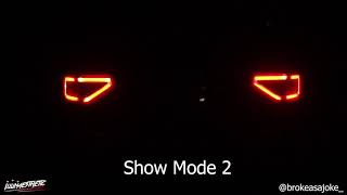 Illumaesthetic GR Hatch RGB Tail Lights Demo Video [upl. by Sabra]