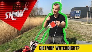 Grondkabel aansluiten en waterdichte verbinding maken stopcontact  BizShow vlog 029 [upl. by Muhcan]