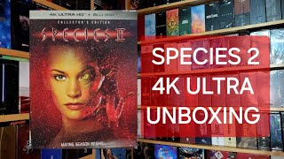 SPECIES 2 4K ULTRA HD BLURAY UNBOXING  MENU [upl. by Naharba]