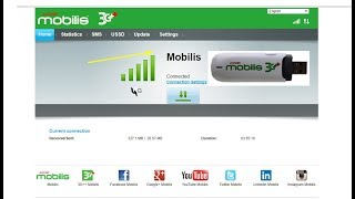 test mobilis 4g sur cle 3g [upl. by Kulseth505]