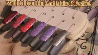 BornPrettyStorecom New Arrival Crackle Nail Art Polishes [upl. by Ssidnak]