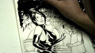 Creating Comic Books  White Ink amp Pen on Your Comic Book [upl. by Nnaid]