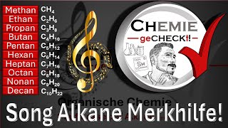 SONG Alkane  homologe Reihe deutsch mit SummenformelnMolekülformeln zum Lernen [upl. by Arahset]