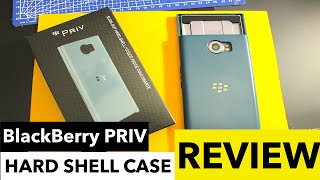 BlackBerry PRIV case SLIDE OUT HARD SHELL CASE UNBOXING amp REVIEW [upl. by Mcclelland]