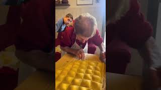 Some real ravioli skills from piattitipici food ravioli pasta cooking [upl. by Enrobso]