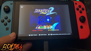 Star Fox 2  Nintendo Switch handheld gameplay [upl. by Auqenat]