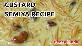 CUSTARD SEMIYA RECIPE IN TAMIL  SAMAYAL IN TAMIL [upl. by Mack]