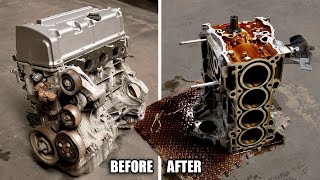 Detailed K24 Engine Teardown COMPLETE GUIDE [upl. by Azenav102]