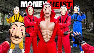 PARKOUR VS MONEY HEIST  Money Heist Disguise as Police to Steal Money amp Rescue Bad Guys  Epic POV [upl. by Isabel805]