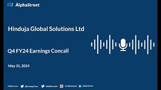 Hinduja Global Solutions Ltd Q4 FY202324 Earnings Conference Call [upl. by Sakovich598]