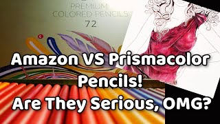 Amazon VS Prismacolor Pencils OMG [upl. by Hsakaa]