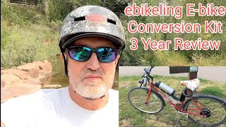 ebikeling Ebike Conversion Kit 3 Year Review and Range Test [upl. by Cyn]