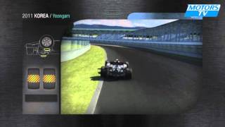 Tour circuit Yeongam GP Corée F1 2011 [upl. by Keenan944]