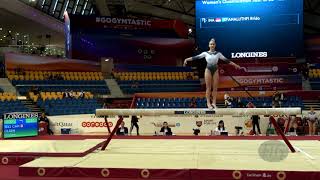 OLSEN Shallon CAN  2018 Artistic Worlds Doha QAT  Qualifications Balance Beam [upl. by Verda289]