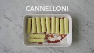 Barilla Cannelloni με Ricotta Mozzarella και σάλτσα Bolognese [upl. by Dachia444]