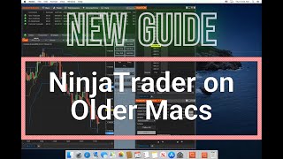 NinjaTrader Tutorial  How to use NinjaTrader on Old Mac with Rithmic and Tradovate [upl. by Kris513]