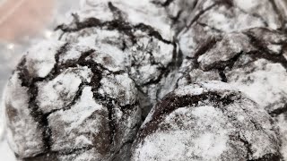 Moist Chocolate Crinkles easy recipe [upl. by Yrakaz]