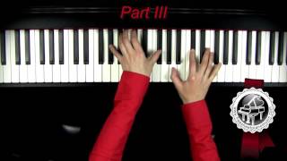 CPEBACH  Solfeggietto No2 in C minor Piano Tutorial SLOW part 3 [upl. by Ahtelahs]