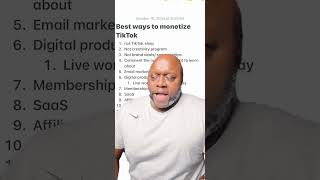 best ways to monetize tiktok [upl. by Airtap]