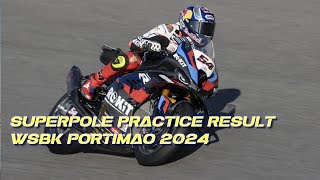 SUperpole practice WSK Portimao2024 again BMW POLE of the grid [upl. by Burwell]