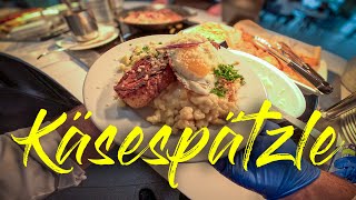 Grilled Pork Belly Fried Egg amp Käsespätzle 👌😊👍 [upl. by Dedric]