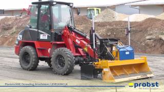 PROBST LEVELKING LK Planierschild Erstellung Feinplanum für Industriehof in Wilburgstetten [upl. by Anwahsad511]