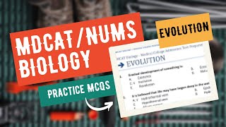 Mdcat Biology Evolution Practice MCQs  Practice MCQs for Mdcat Biology  Topic Evolution MCQs [upl. by Ultima603]