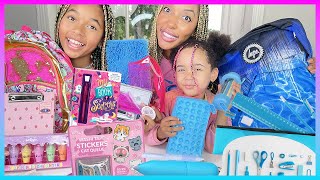 SWAP FOURNITURES SCOLAIRES 2024 BLEU VS ROSE  Back to School Rentrée Scolaire [upl. by Evered]