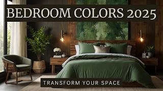 Bedroom Design Colors Trends 2025  Transform Your Space with the Latest Shades [upl. by Aseeral]