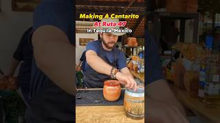 Making a Cantarito at Ruta 47 in Tequila Jalisco Mexico cantaritos tequila mexicanfood [upl. by Giavani513]