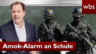 45000 € Strafe für FAKEAmok Alarm an Schule  Anwalt Christian Solmecke [upl. by Assylem]