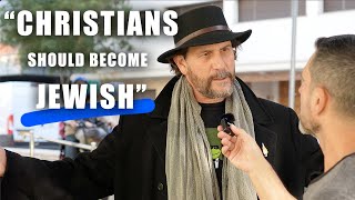 quotJesus Was Jewish So Christians Should Become Jewishquot  Street Interview [upl. by Sarah]