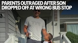 Long Island parents outraged after son dropped off at wrong bus stop [upl. by Eerehc]