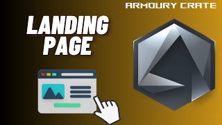 How to Change Landing Page on Armoury Crate [upl. by Aljan472]