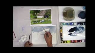 Andy Evansen Florida Watercolor Society 2023 Convention Artist Demo Opening [upl. by Boru476]