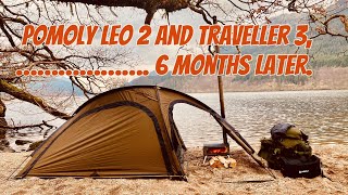 POMOLY Leo 2 tent and Traveller 3 wood stove review 6 months later [upl. by Landbert]