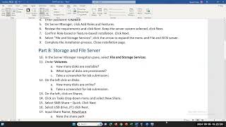 CIS41D Lab 3 Provisioning File and Storage using Windows Server 2019 [upl. by Adeline]