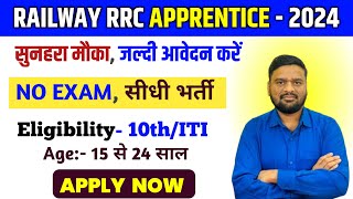 railway RRC NFR Apprentice Recruitment 2024 NFR Apprenticeship VacancyRailway Apprentice bharti [upl. by Auqinal]